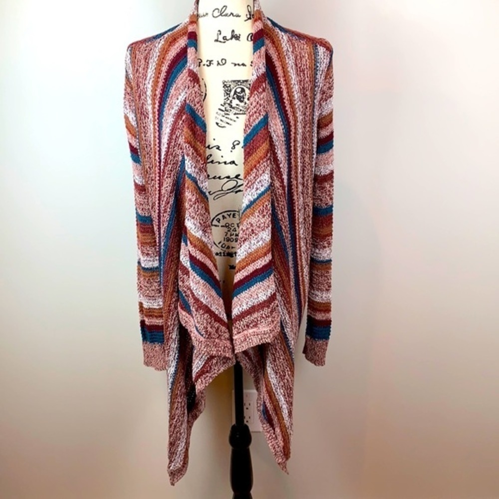 American Eagle Open Front Waterfall Cardigan - Picture 4 of 8